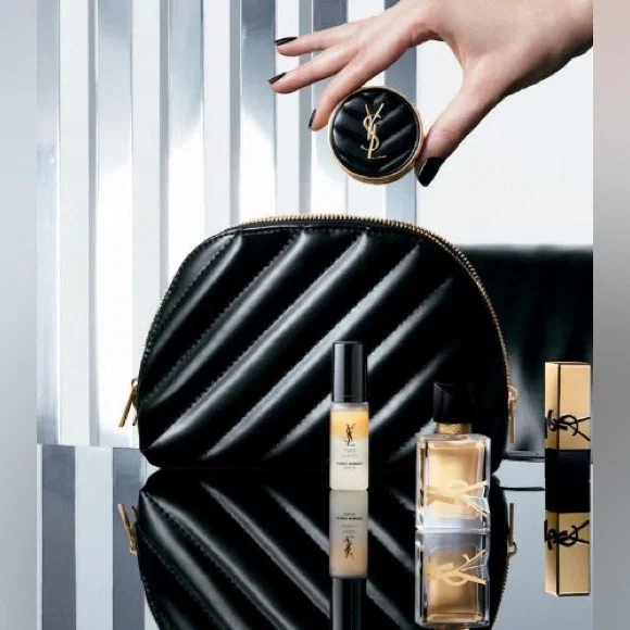 YSL Black Quilted Chain Shoulder Bag - Picture 5 of 5